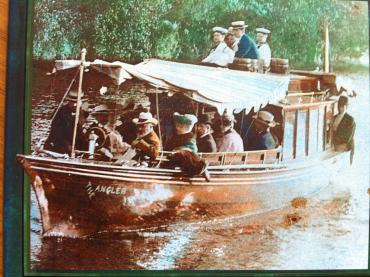 port side view with royalty aboard