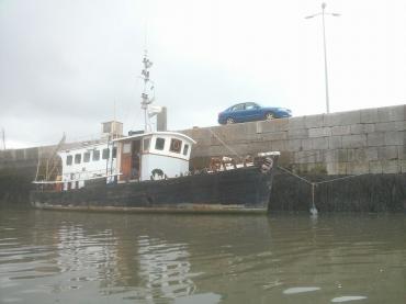 starboard side view