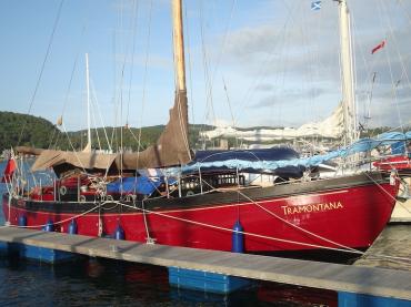 starboard side view