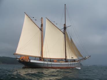 Irene - out sailing after completion of restoration project