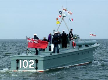 MTB102 sailing as part of the ADLS 70th anniversary fleet, May 2010