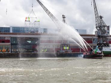 Pyronaut - during opening ceremony of M Shed, Bristol, June 2011