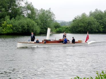Consuta under way - port side