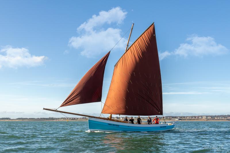 Three Brothers back sailing again, October 2024