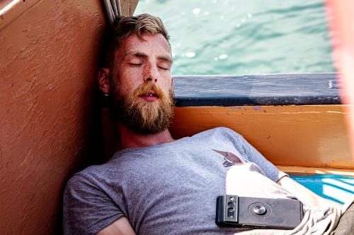 Catching a nap