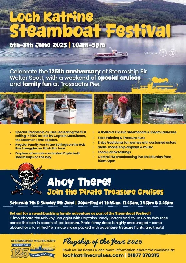Loch Katrine Steamboat Festival poster