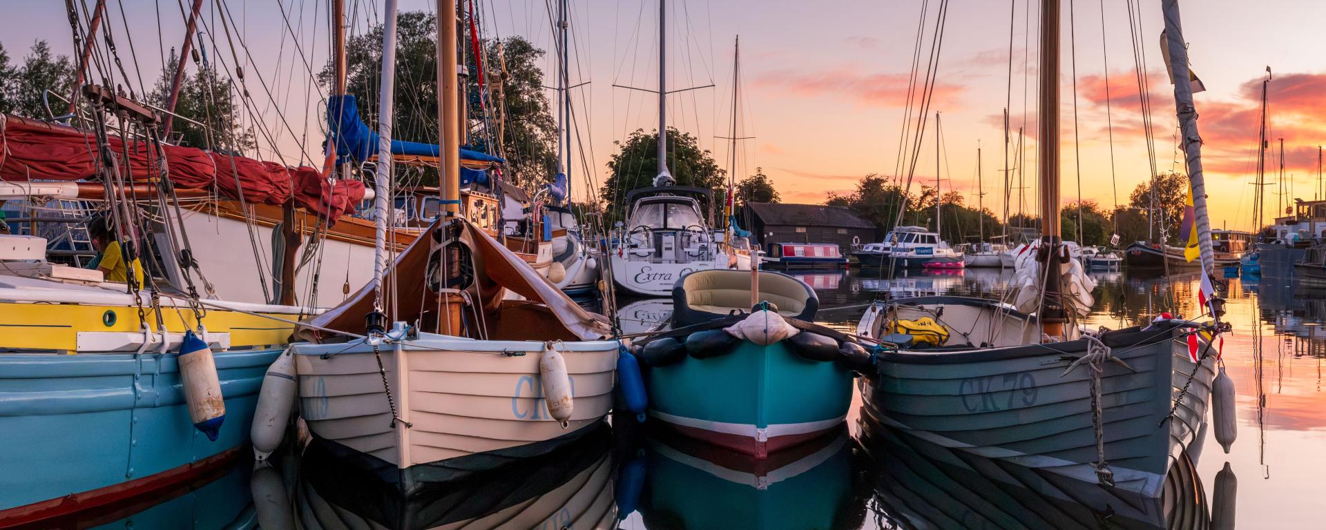 Sailing Smacks Lock in by James Crisp