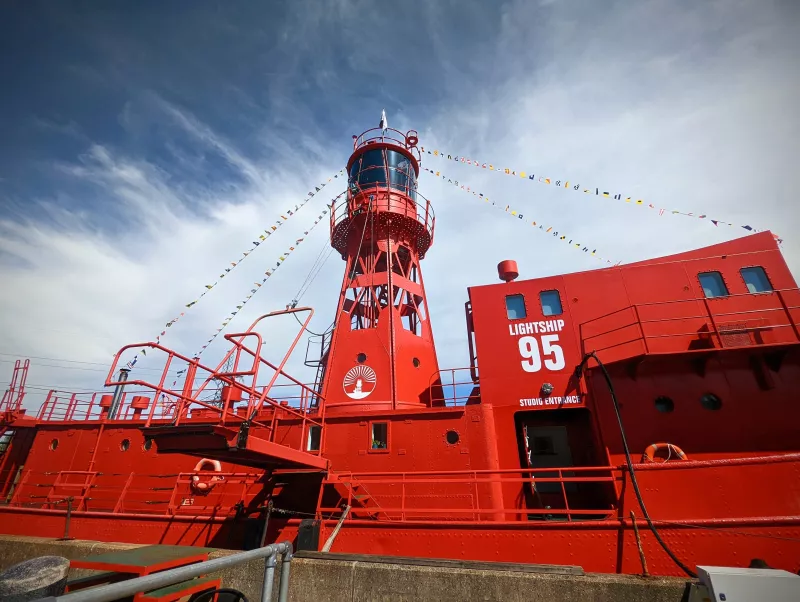 View of LV95 from Trinity Buoy Wharf