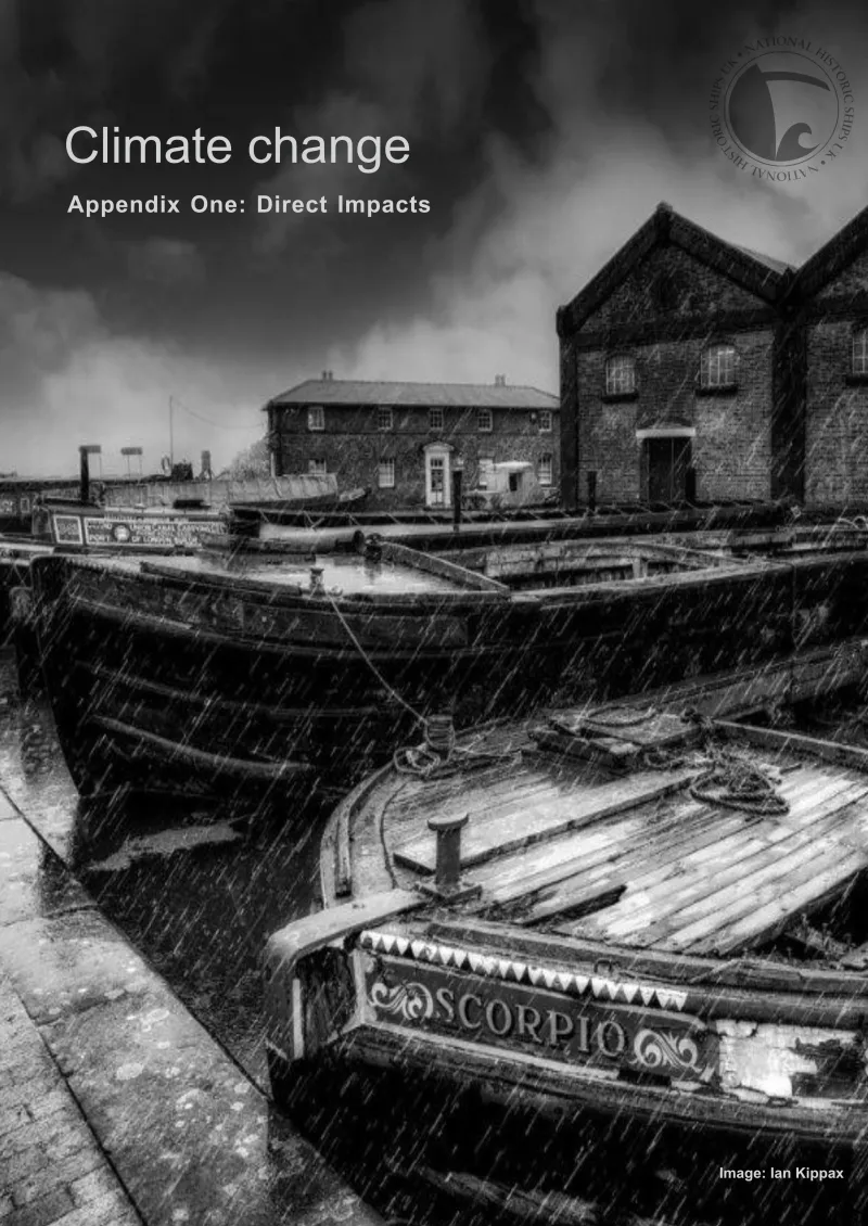 Climate Change Report Appendix cover