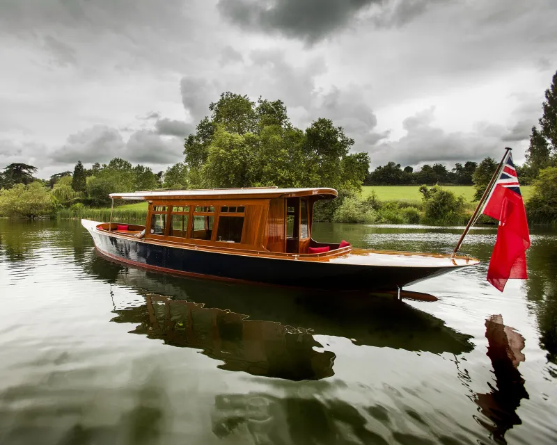 Lady Charlotte on the Thames by Michael English