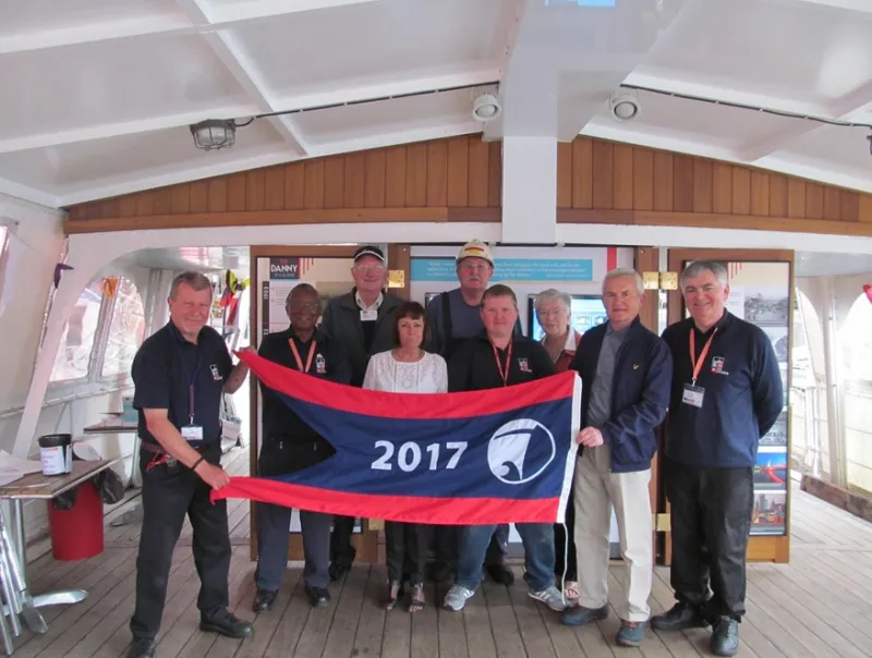 Daniel Adamson pennant presentation