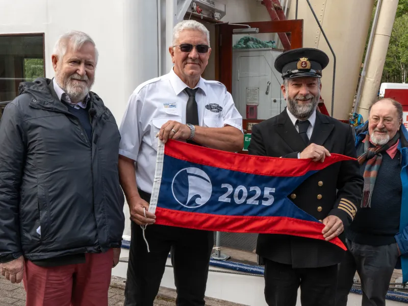 Sir Walter Scott Flagship ceremony