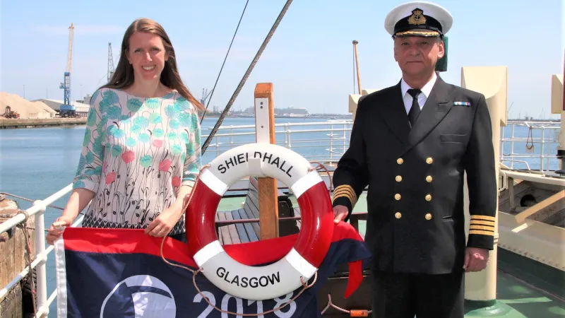2018 SS Shieldhall Flagship ceremony