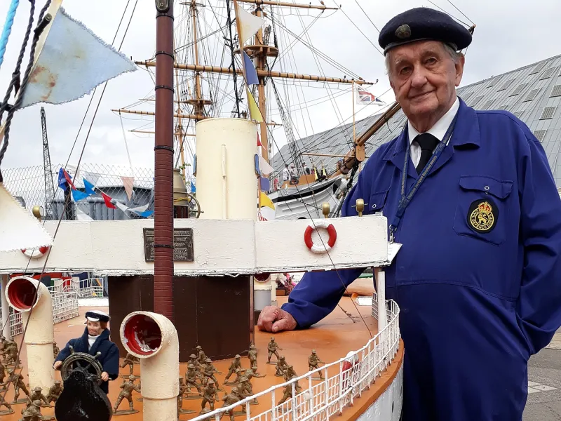 Brian Goodhew at Salute to the Forties weekend 2019