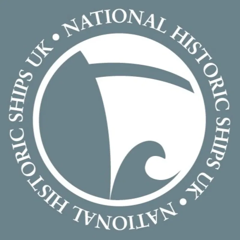 NHS UK logo white on grey