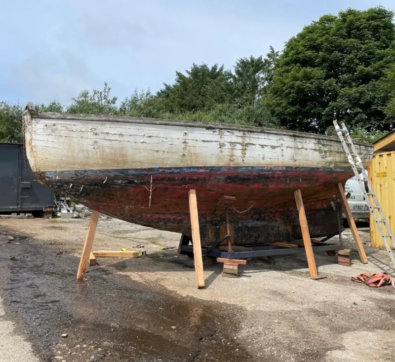 Skipjack in the dry
