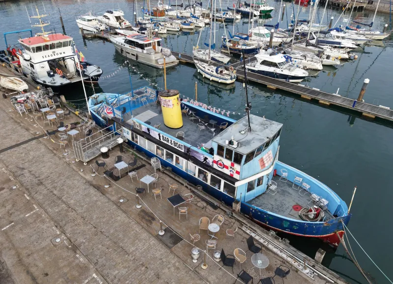 Regal Lady moored at Scarborough Marina