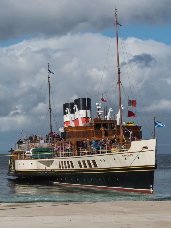 Photo Comp 2018 entry - PS Waverley arriving at Brodick on the Isle of Arran, by Graeme Phanco