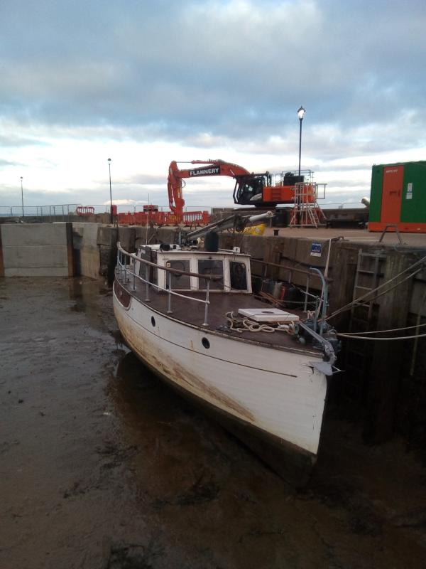 Monya - moored