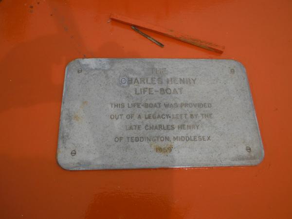 Charles Henry - legacy plaque