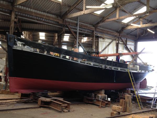 Lynher undergoing restoration