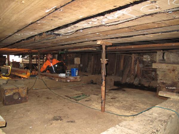 Susan in boatyard November 2018