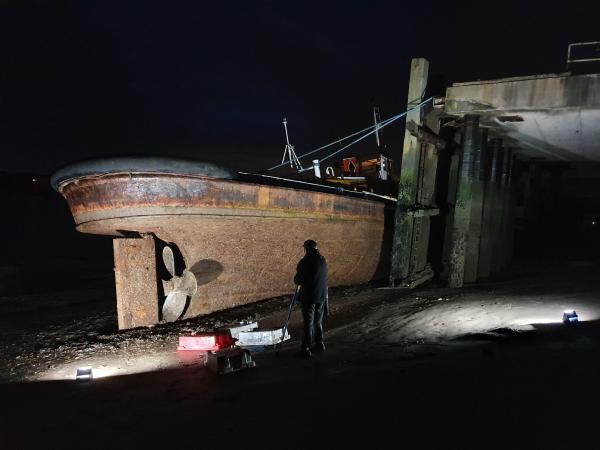 moored in Ireland