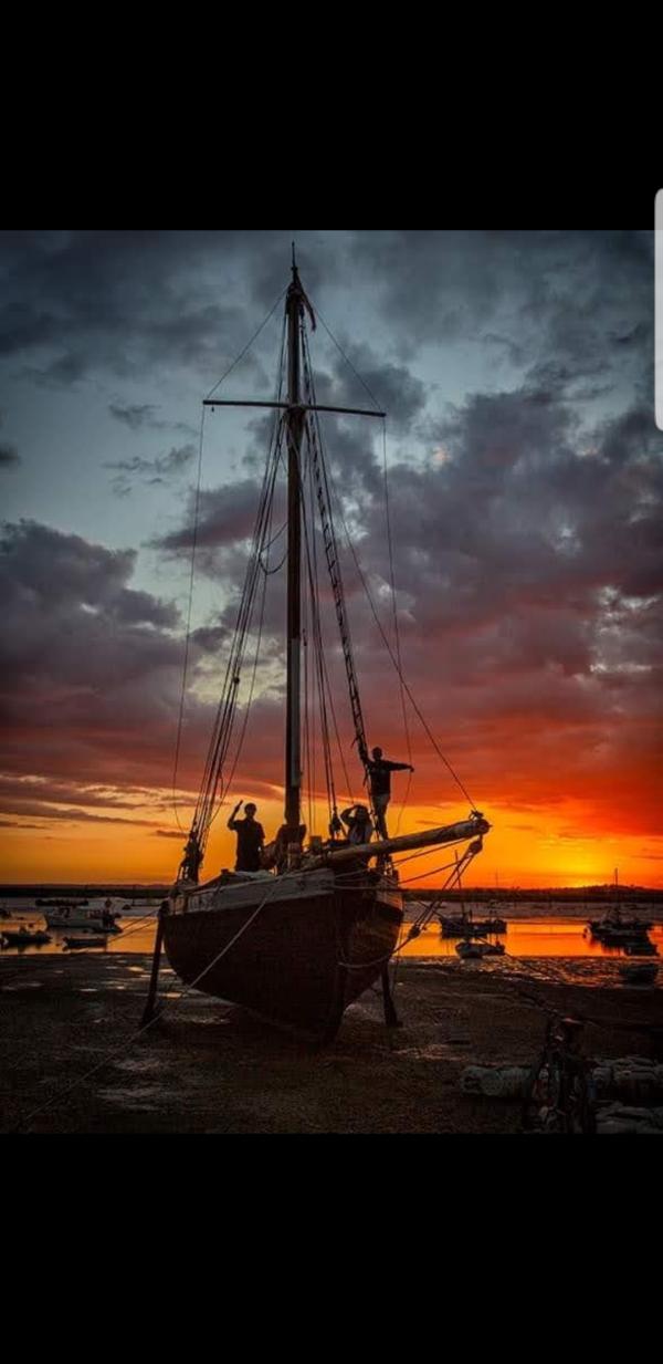In the sunset