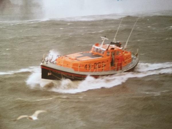 In Peterhead at sea