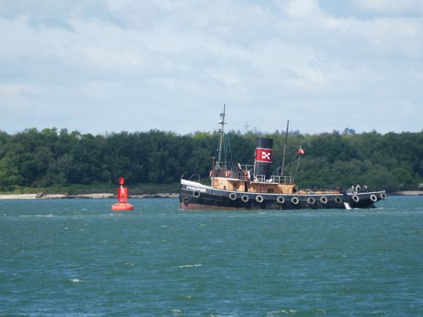 Underway to her new home