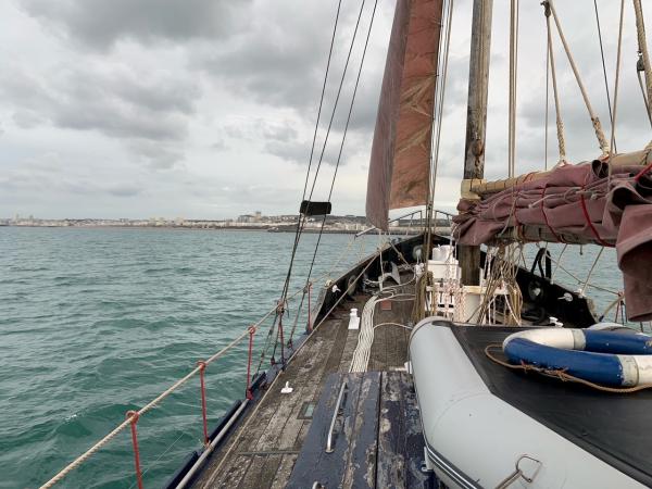 William & Kate Johnston en route to Brighton from Dover October 2022