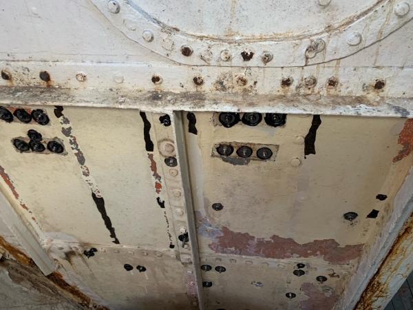 William & Kate Johnston following restoration work October 2022 