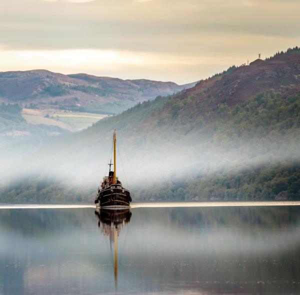 VIC 32 emerging from the mist