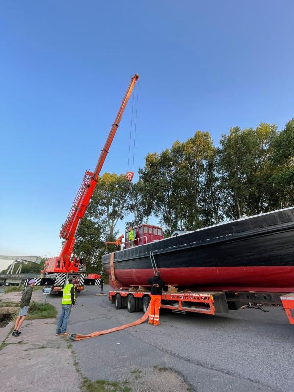 Going into the water