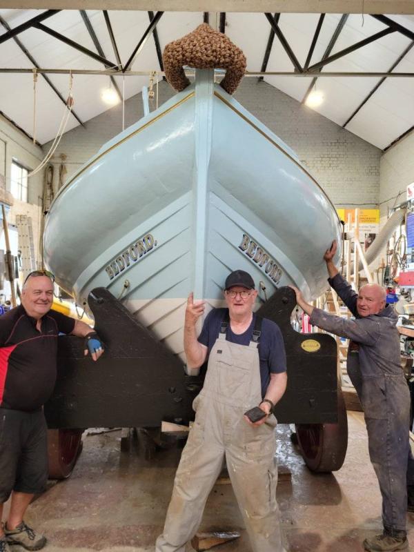 Bedford lifeboat restoration, July 2022
