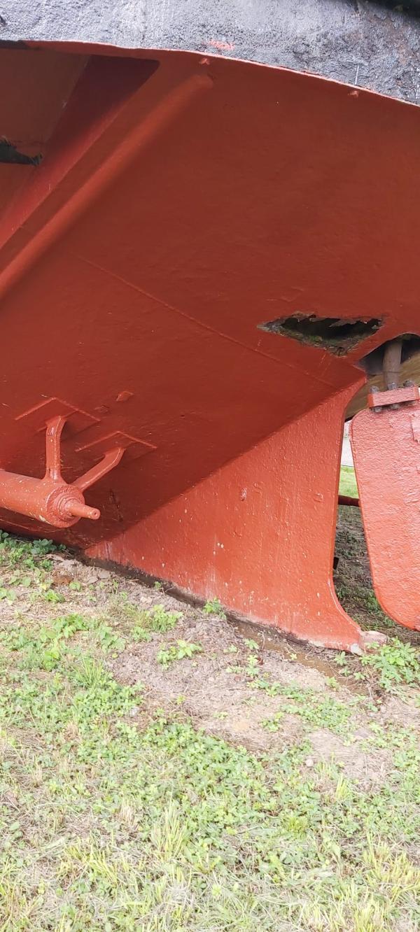 MV Severn Princess' port prop shaft and rudder