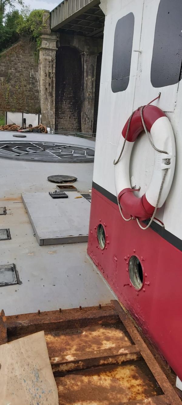 MV Severn Princess' cabin and deck