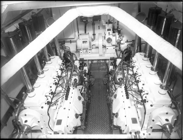 The twin engines