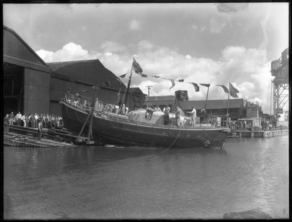 B&W image in service