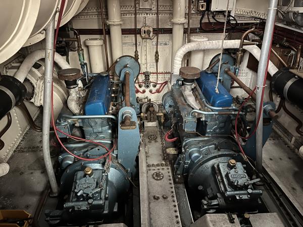 Sir James Knott engine room view