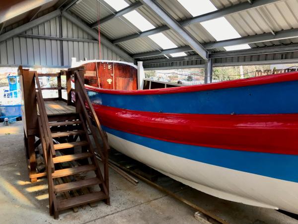 In the shed