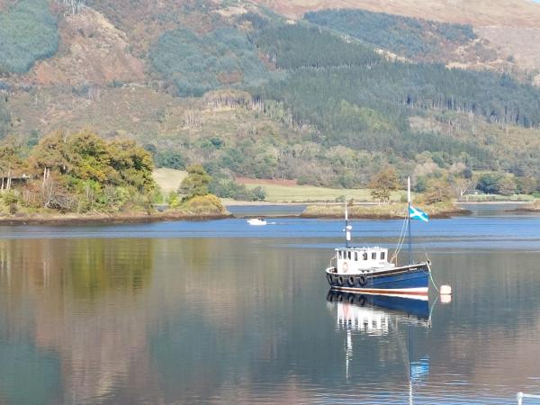 moored in Scotland