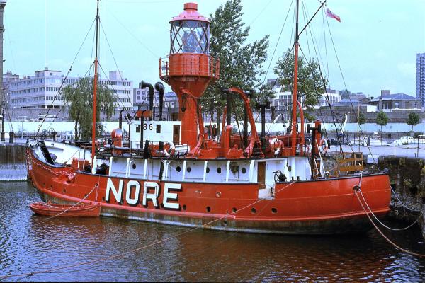Light vessel 86 Nore in 1976