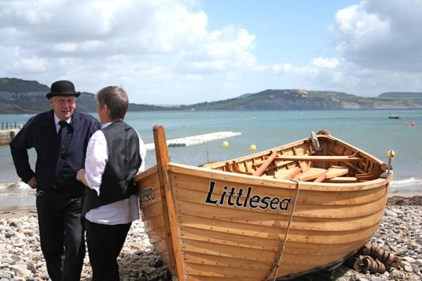 Littlesea with builder Gail McGarva and mentor Roy Gollop