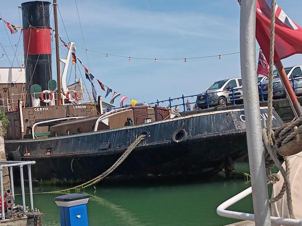 berthed in Ramsgate