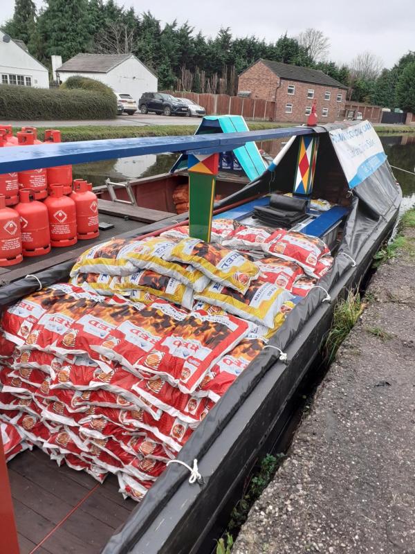 Loaded with fuel at Preston Brook