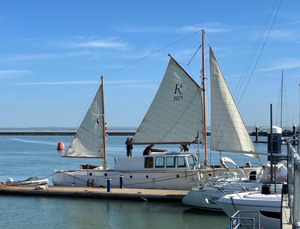 Getting ready to sail