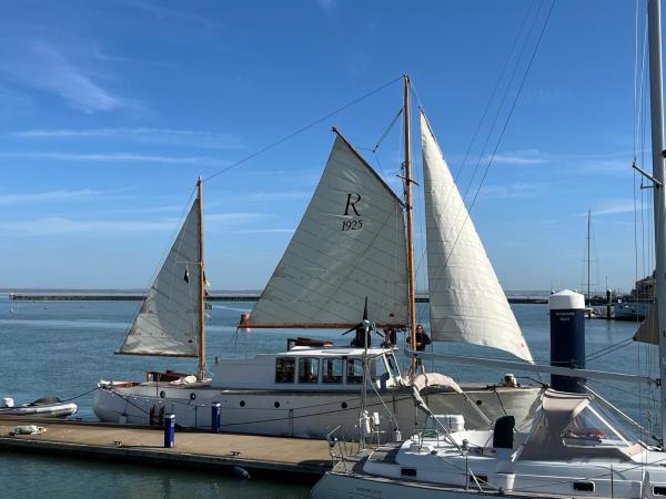 Getting ready to sail