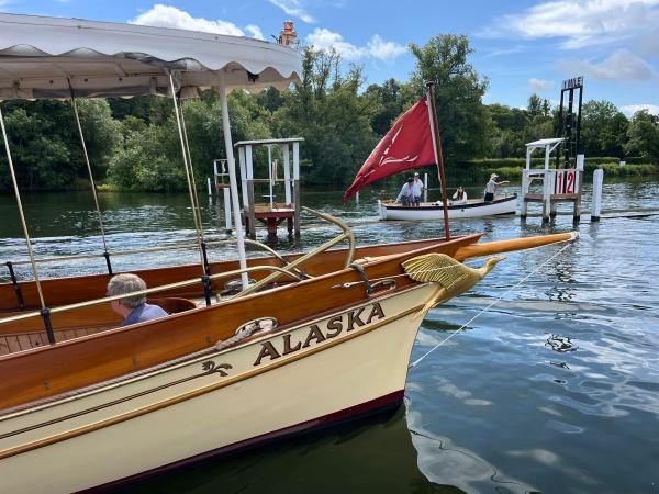 Moored near Henley for the Regatta