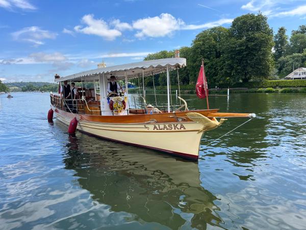 Moored near Henley for the Regatta